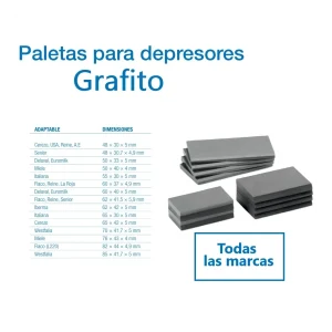 PALETAS DE GRAFITO