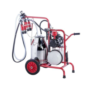 MAQUINA DE ORDEÑO CON 1 CUBETA DE 30 LTS INOX COLECTOR 300CC BOMBA 200LT LUBRICADA 110V 60HZ